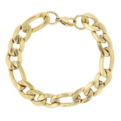 Armband ADELIA´S "Armband aus Edelstahl 21 cm", gold, Armbänder, Damen, 21cm, Edelstahl, Armband, Perfekt zum Verschenken an besondere Menschen