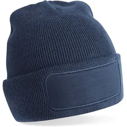 Beechfield Unisex Patch Beanie B445 french navy one size