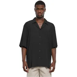 Urban Classics Herren Freizeithemd LOOSE VISCOSE - Relaxed Fit - 00007 black - S