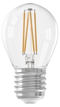 Calex LED Filament Kogellamp E27 P45 Helder 2700K Dimbaar 4,5W 470lm