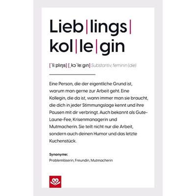 Lieblingskollegin Notizbuch Geschenkbuch: Die Definition einer besonderen Verbundenheit, Taschenbuch von Daniel Roode, Bookmundo, 978-94-038-5294-2