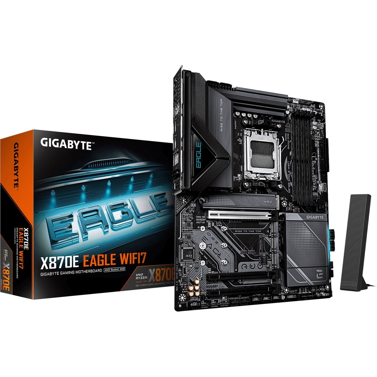 Gigabyte X870E EAGLE WIFI7 ATX / AM5 / X870E / 4xDDR5 / 4x SATA, 4x M.2