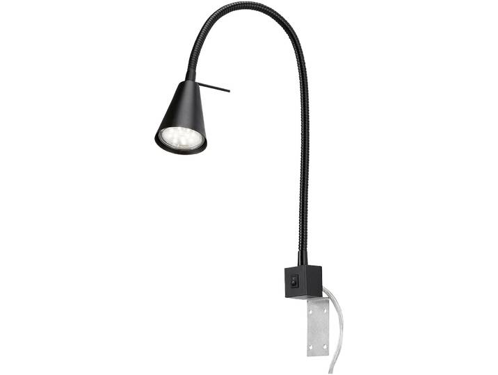 Wandlampe Boxwall Schwarz Metall 400 lm - LED - Lichtfarbe: Warmweiss- LED Energiesparlampe