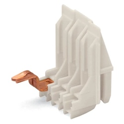 Wago 711-105 Anschlussadapter, 3-polig, Schneidklemmanschluss für Spulendraht, natur 711105  - 100 Stück