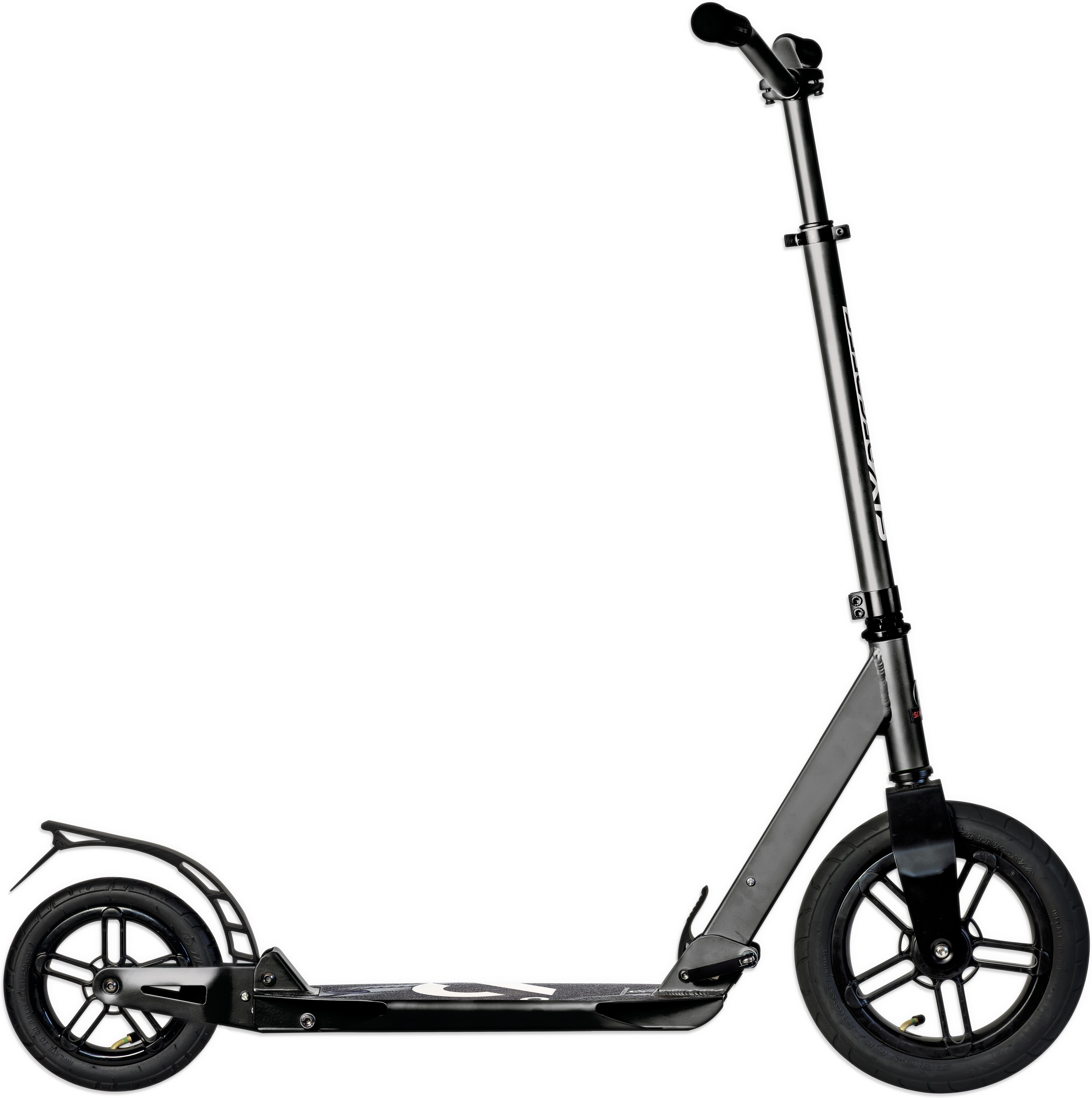 Scooter SIX DEGREES "Aluminium Scooter All Terrain 300/205 mm", schwarz, Roller, KinderB:53cm L:107cm, Scooter, B:53cm L:107cm schwarz Einheitsgröße