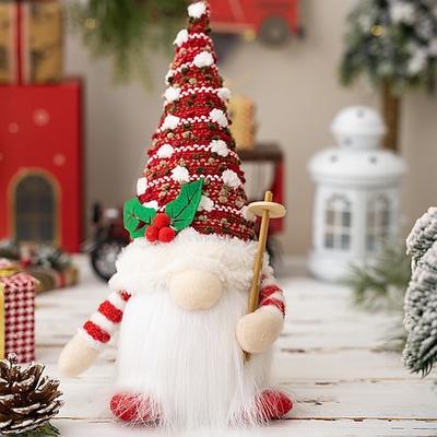 Wichtel LED Licht Handgemachte schwedische Tomte Wichtel Skandinavische Weihnachtsmann Elf Tisch Ornamente Feiertags Dekoration