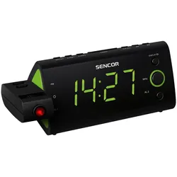 Sencor, Wecker, SRC 330 GN - Uhr - Digital - FM - LED - 3,05 cm (1.2 Zoll) - Grün