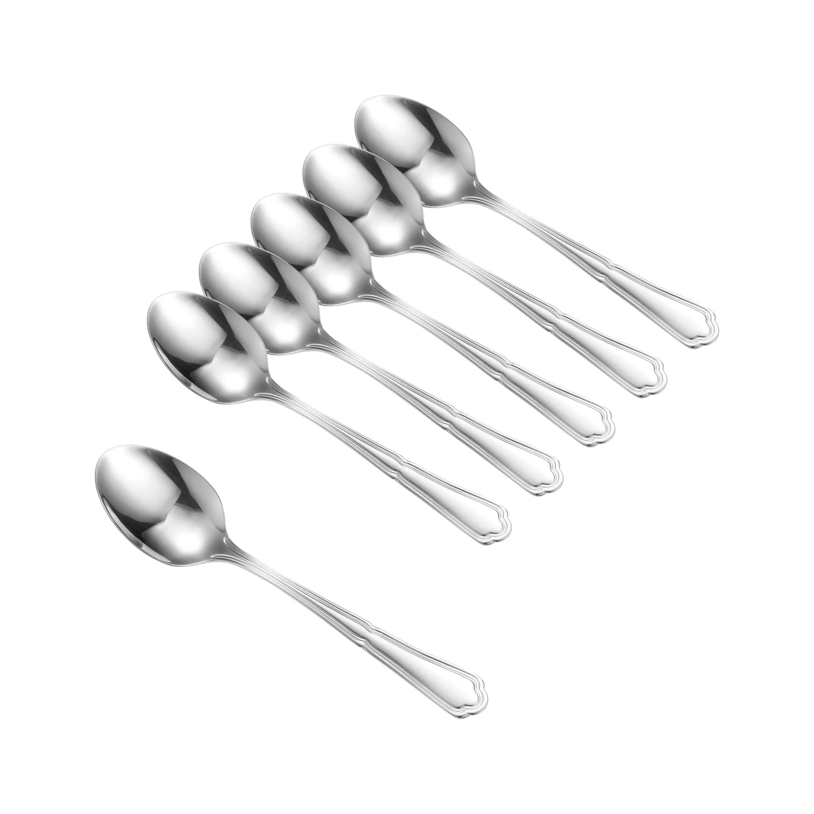 Dorre New England dessertlepel 6-pack Roestvrij staal