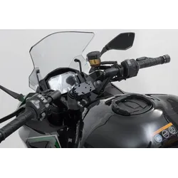SW-Motech Navi-Halter am Lenker - Schwarz. Kawasaki Z1000SX, Ninja 1000SX,1100SX/SE.
