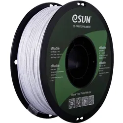 eSUN eMarble Filament (PLA, 1.75 mm, 1000 g), 3D Filament, Weiss