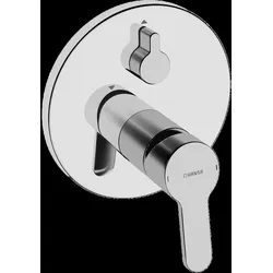 HANSA HANSAPRIMO Wannen- und Brausearmatur, Fertigmontageset, mit Sicherungseinrichtung, Unterputz, Rosette rund, 89903003