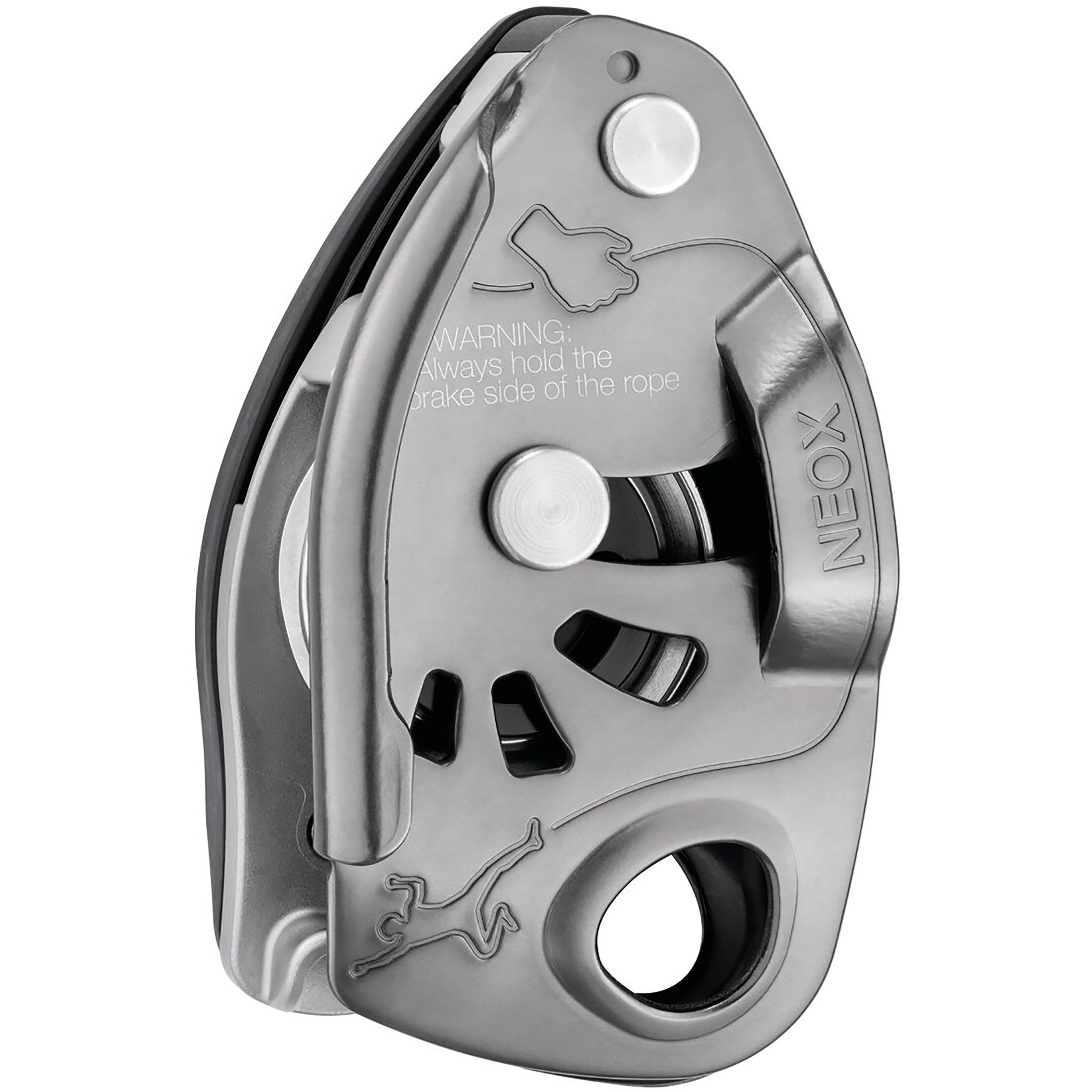 Petzl Neox Sicherungsgerät Sicherungsgeräte grau Sportklettern