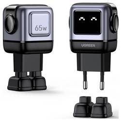 UGREEN Uno RG USB Ladegerät 65 W 2x USB-C®, 1x USB-A USB PD, Fast Charge, Quick Charge Grau Innenbereich GaN 25685B