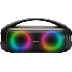 Denver BTG-616 Boombox-h??jttaler Sort (4 h), Bluetooth Lautsprecher, Schwarz