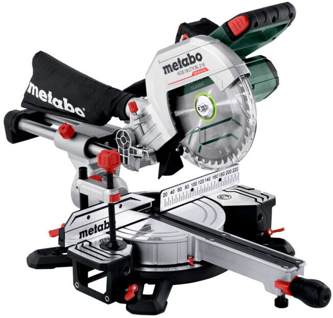 Metabo Scie à onglets sans fil KGS 18 LTX BL 216 (614216920)