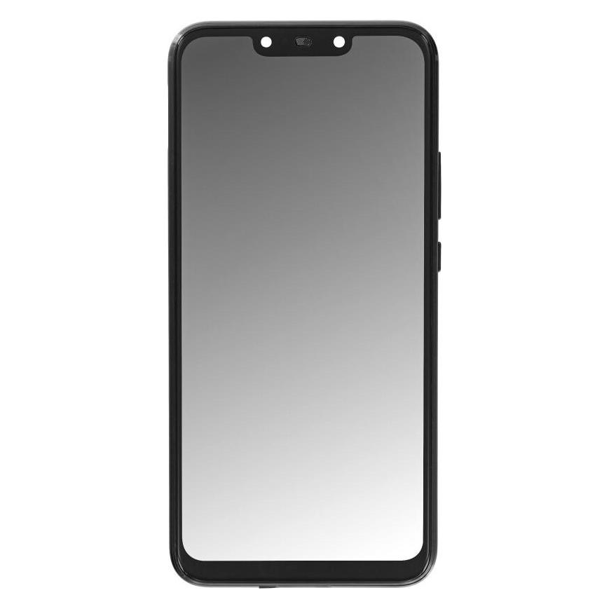 OEM Display-Einheit + Rahmen für Huawei Mate 20 Lite schwarz, ohne Logo (Display, Huawei Mate 20 Lite) (25434611)