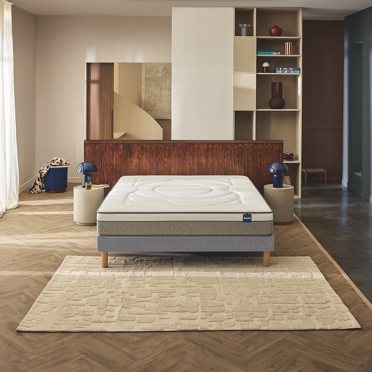 Matelas hybride, ressorts ensachés et mousse Bultex, soutien très ferme, MOVE