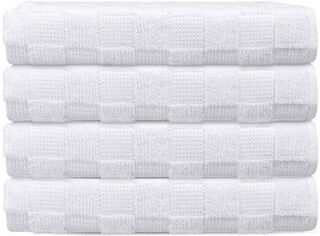 Depera Home Waffle Terry 4 pcs Turkish Bath Towels Set