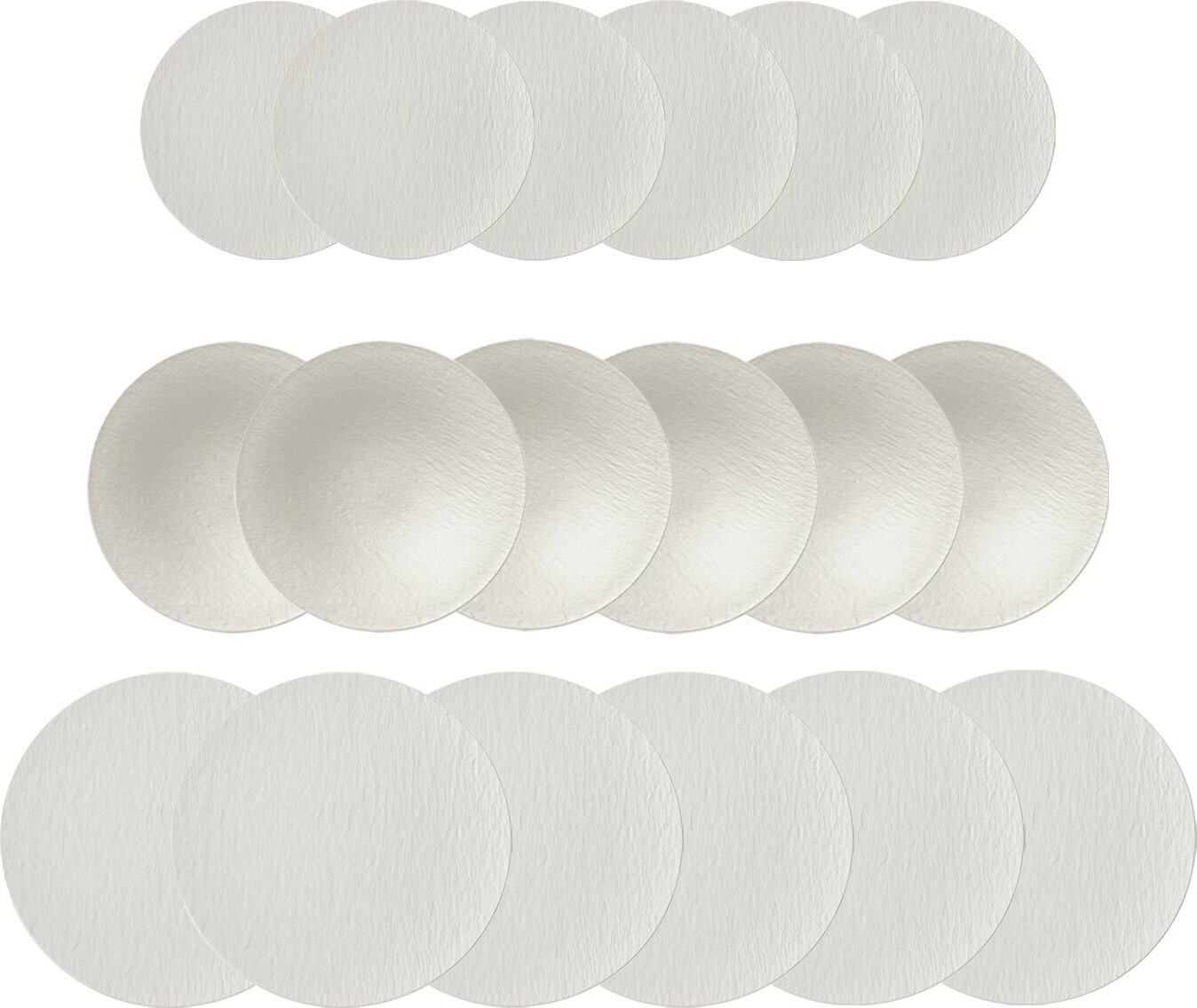 Villeroy & Boch Manufacture Rock Kombiservice 18-teilig weiß