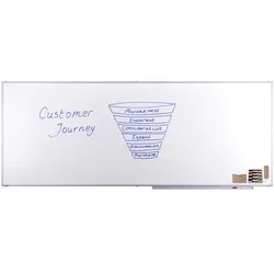 Legamaster Aktion: Whiteboard »PROFESSIONAL« 7-100077 emailliert, 300 x 120 cm inkl. GRATIS weiß