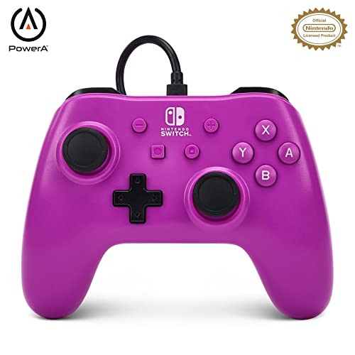 PowerA bedrade controller voor Nintendo Switch - Druif Paars