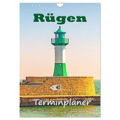 Rügen - Terminplaner (Wandkalender 2027 DIN A4 hoch), CALVENDO Monatskalender