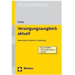 Versorgungsausgleich aktuell, Fachbücher von Michael Triebs