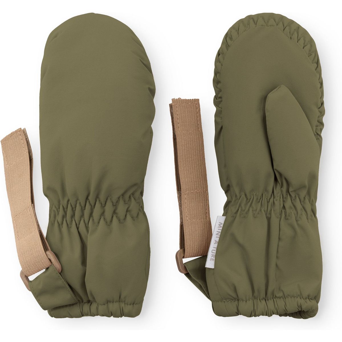 Mini a ture Matcordt Fleece Lined Mittens kalamata green (7400) 6-12m 1263303700740032