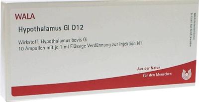 WALA Heilmittel GmbH HYPOTHALAMUS GL D 12 Ampullen 10X1 ml 03356418