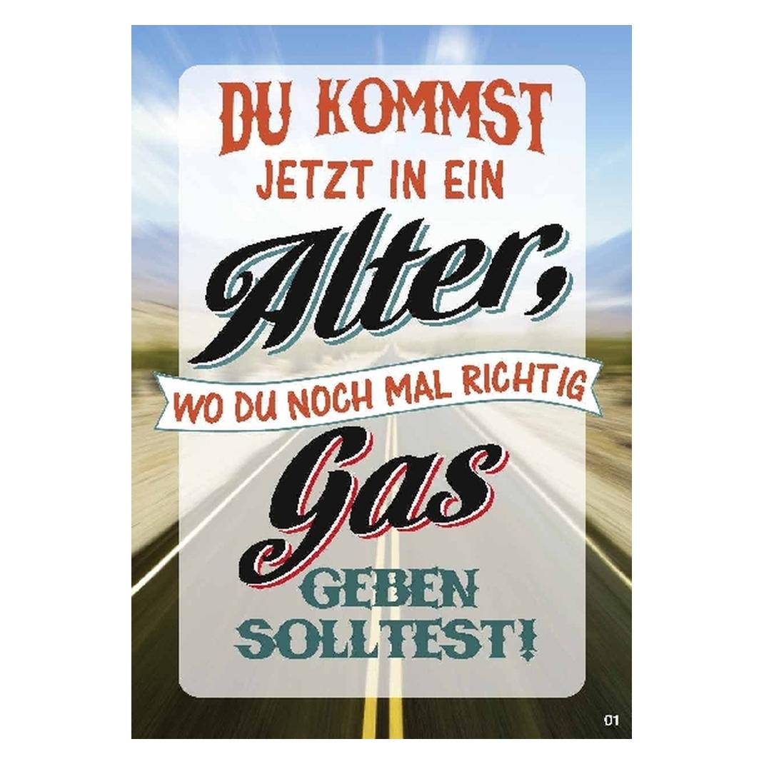 Magni Depesche 0011673-001 - Glückwunsch-Karte zum Geburtstag (neutral), ausgefallene Geburtstagskarte mit (1 Stk.) (32833816)
