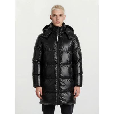 Winterjacke TRUEPRODIGY "Zarif Kapuze mit diversen Reißverschlüssen", Herren, Gr. L, schwarz, Obermaterial: 100% Polyester PES., regular fit, Jacken Winterjacke
