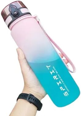 Quick Pick Pro HydraGo Leakproof Sports Water Bottle For Gym Travel & Outdoor Fitness pink Green 500ml
