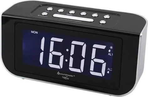 soundmaster FUR4005 Radiowecker schwarz, silber