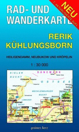 Lutz Gebhardt - Rad- und Wanderkarte Rerik, Kühlungsborn: Mit Heiligendamm, Neubukow, Kröpelin. Maßstab 1:30.000. - Preis vom 09.10.2026 07:28:09 h