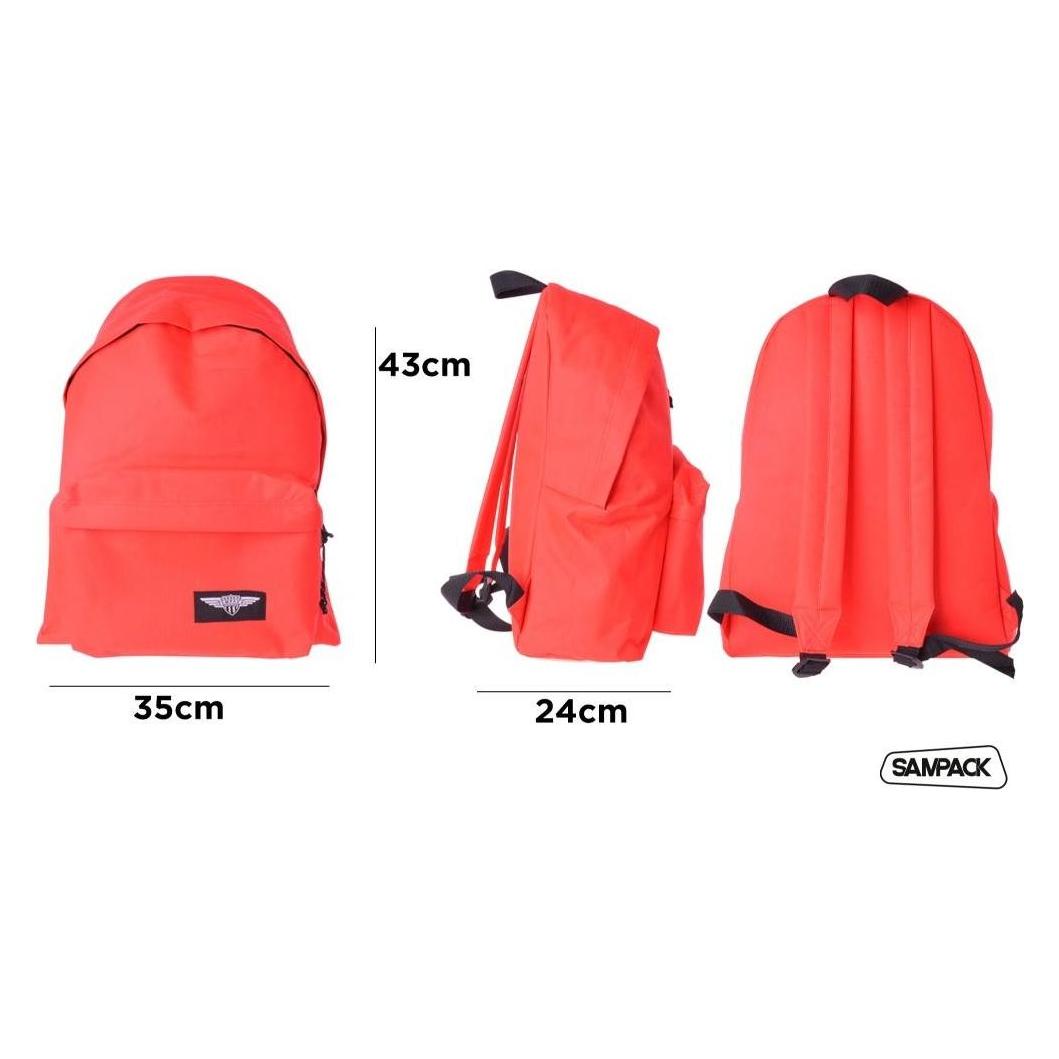 Main paper Sampack orangefarbener Rucksack (42835302)