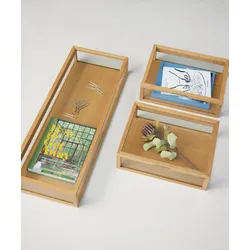 Box Glas L natural Handmade 80 x 30 x12cm