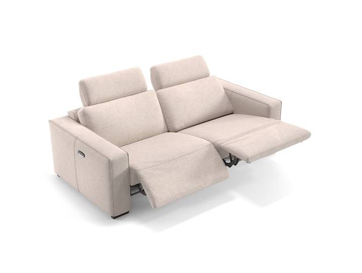 Stoffsofa BERGAMO Stoffcouch 3-Sitzer Couch