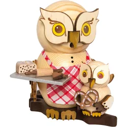 Kuhnert, Weihnachtsdeko, RM Eule Weihnachtsbäckerei mit Kind