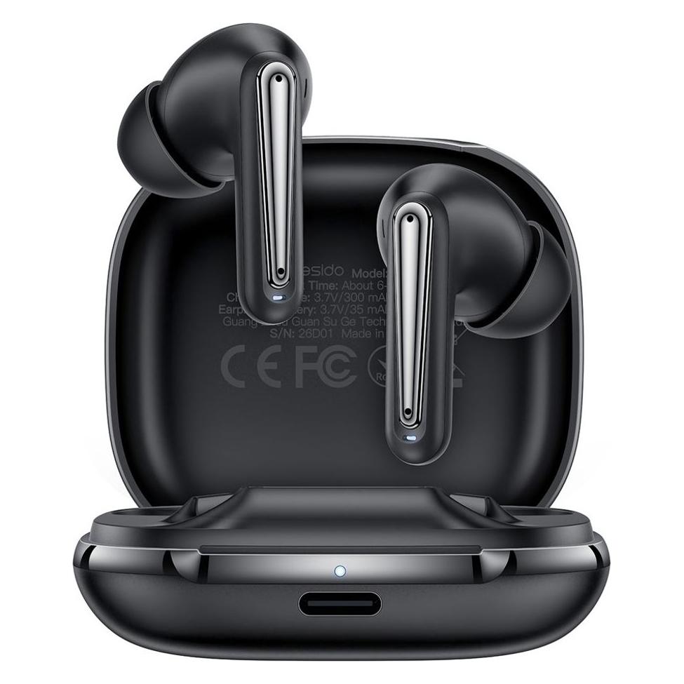 Yesido TWS45-BLK Bluetooth-In-Ear-Kopfhörer mit ANC/ENC - schwarz (ANC, Kabellos) (TWS45-BLK)