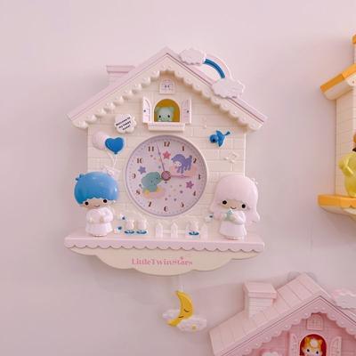 Fusion Finds Sanrio Wall Clock Cute My Melody & Pompompurin Anime Room Decor For Girls Bedroom little Twinstars