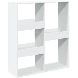 vidaXL Bücherregal/Raumteiler Weiß 100x33x115 cm