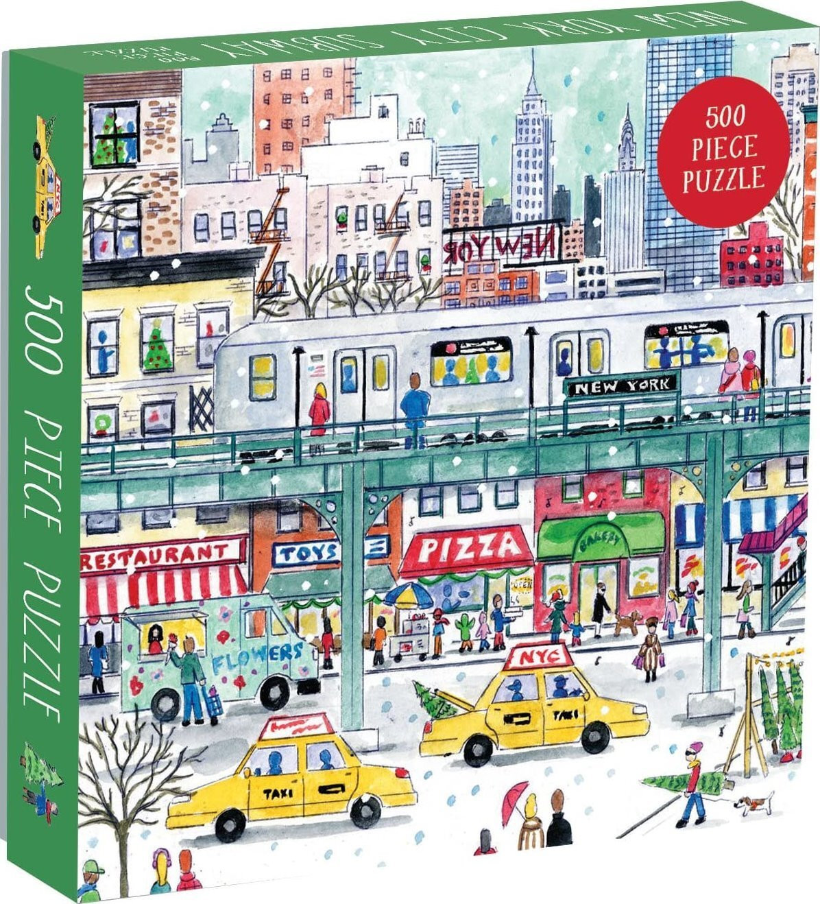Michael Storrings New York City Subway puzzel met 500 stukjes
