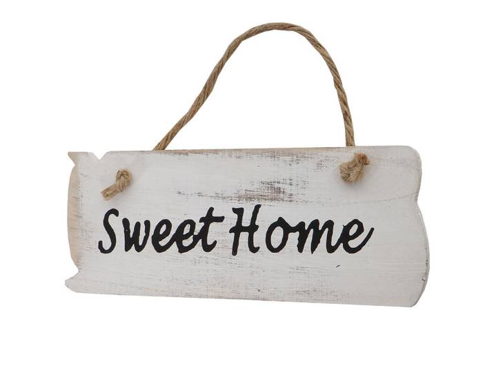 WANDSCHILD MY OWN PLACE SHABBY-LOOK Reinweiß