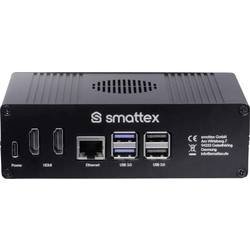 Smattex Raspberry Pi® 4 B 4 GB 4 x 2.4 GHz inkl. Gehäuse, inkl. Netzteil, inkl. Kühlkörper, inkl. Noobs OS SM0092