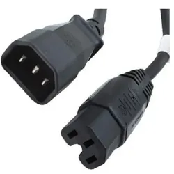 Origin Storage 2m Power Cable - Pdu To Switch (2 m), Stromkabel, Schwarz