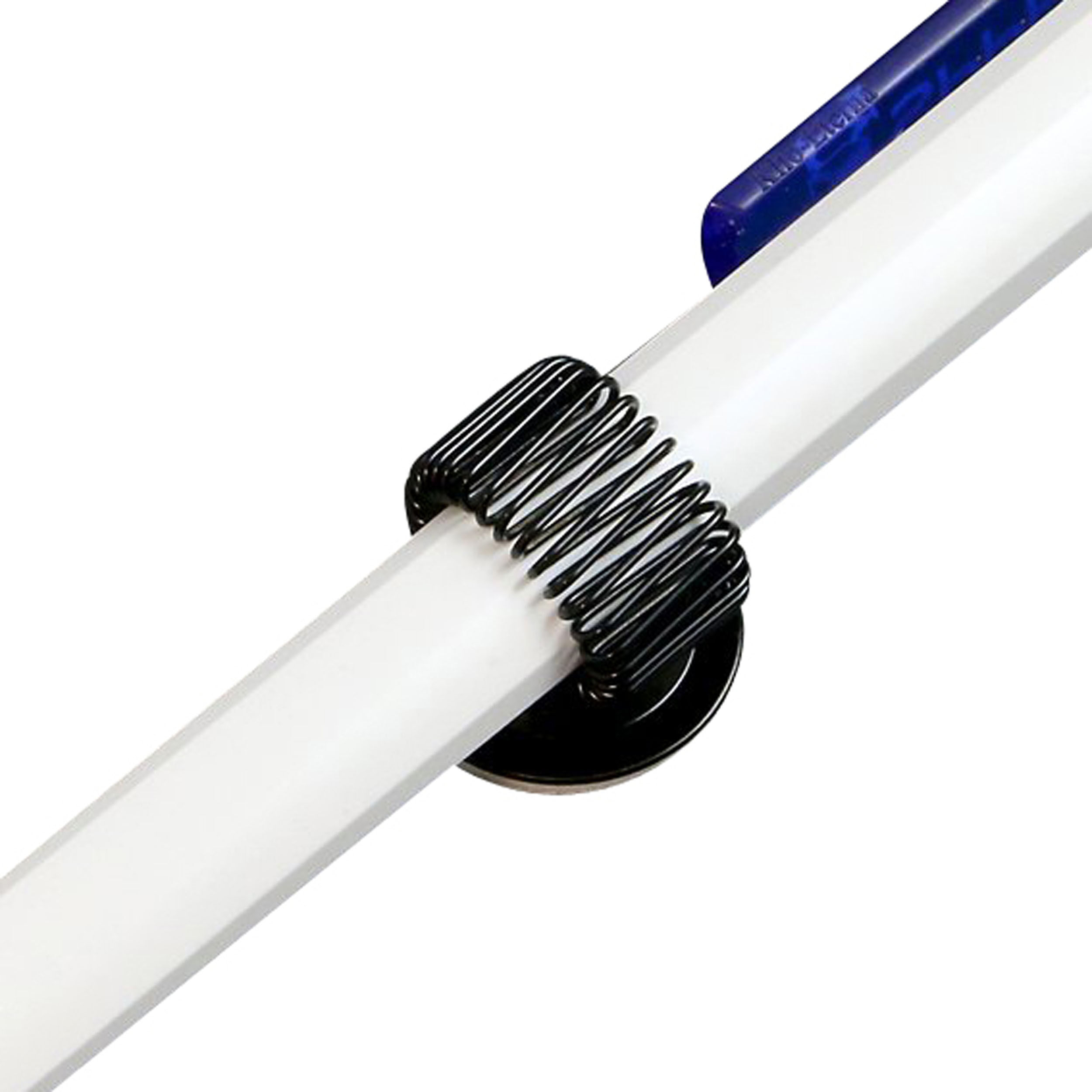 SPRINTIS 100 Unités - Porte-stylo, en métal noir   autocollant