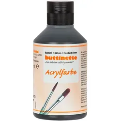 buttinette Acrylfarbe in verschiedenen Farbtönen, 250 ml