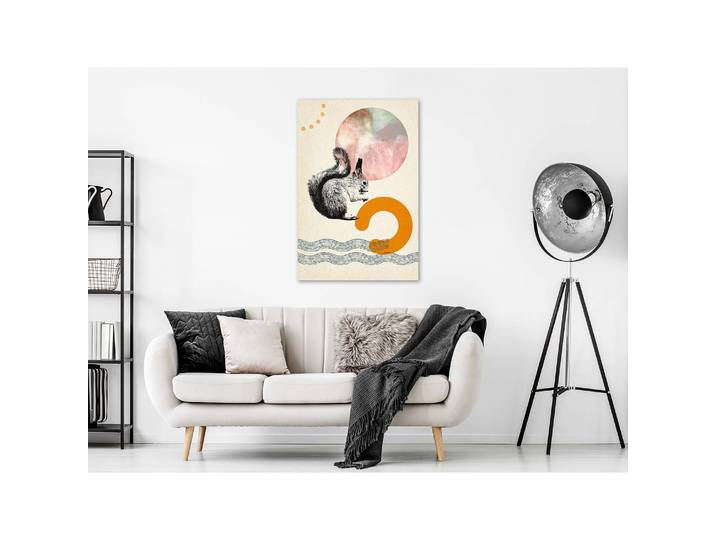 Wandbild Little Redhead Leinen Multicolor 40 x 60cm