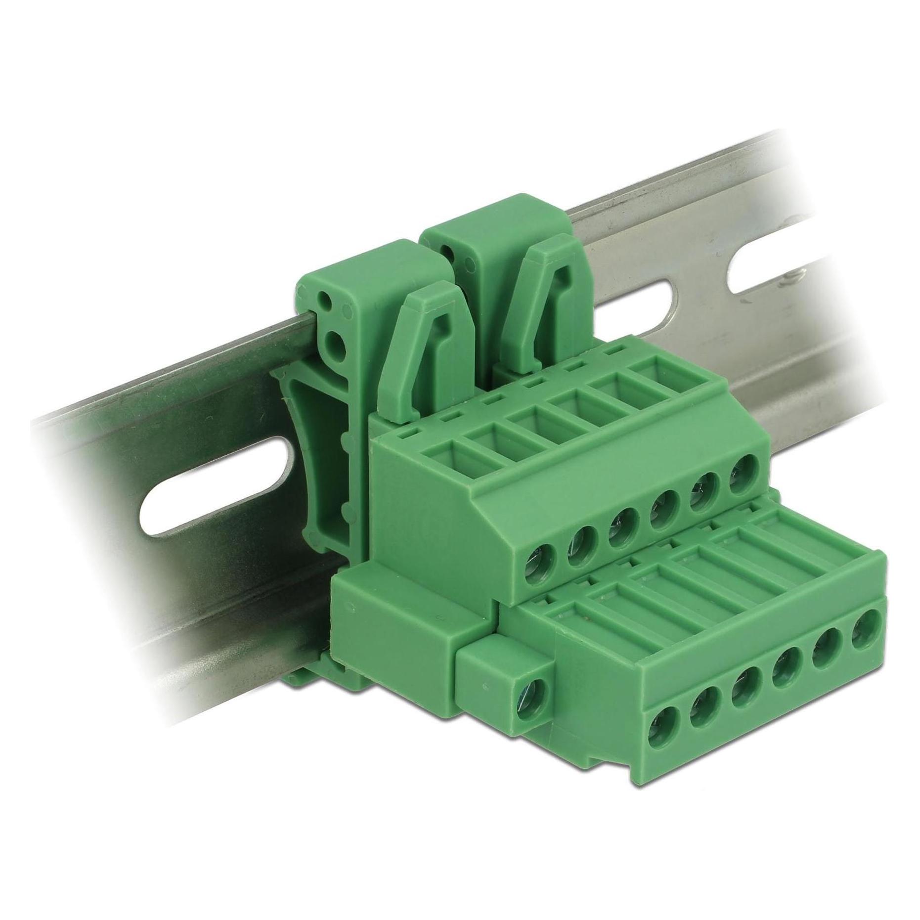 Delock Terminalblock Set für Hutschienen (65942)