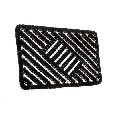 Fußmatte HANSE HOME "Grid Brushes Mat, Türmatte", schwarz, B:60cm H:33mm L:40cm, Kokos, Teppiche, Fußmatte, Gitter, Robust, Bürsten, Innen, Außen, Schmutzabtreter, Wetterfest